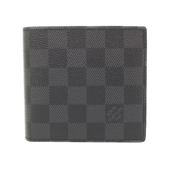 Louis Vuitton Portefeuille Bifold Damier Wallet Marco Black Graphite - Picture 1 of 5